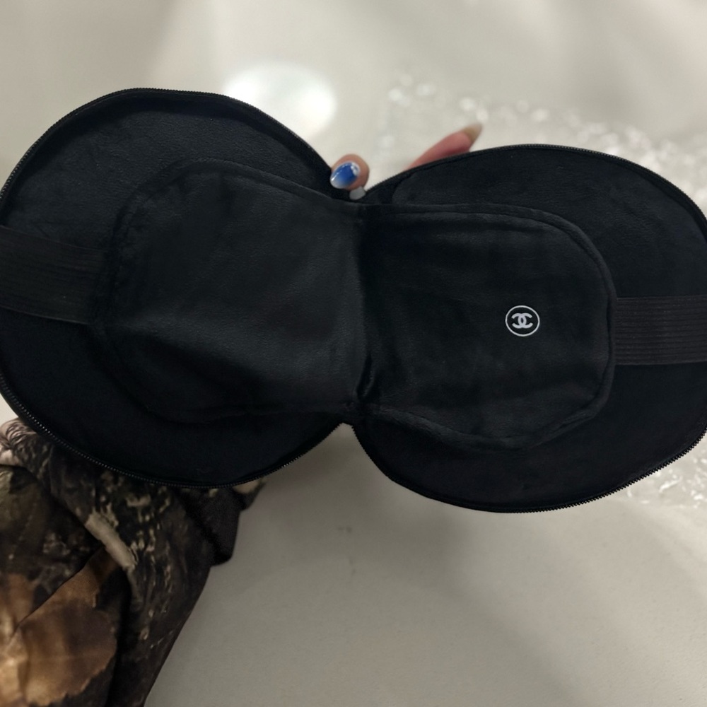 Chanel Eye Mask Pillow Travel Set